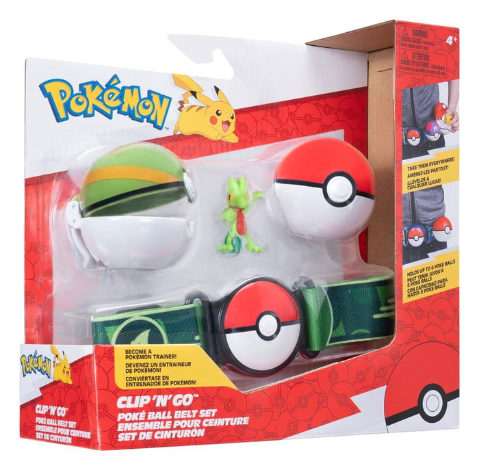 Jazwares Pokémon Clip 'n' Go assortiment (4) Ceinture Set ver. 20