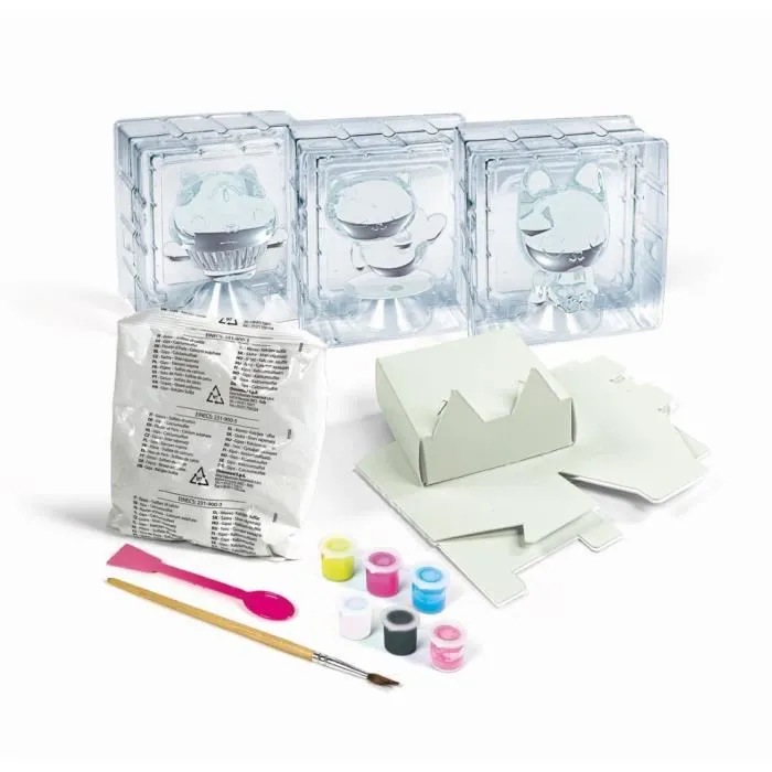 Clementoni - Jeu Créatif Gabby's Dollhouse - Coffret Multi-activités avec Plâtre, Sculpture et Peinture - Figurines à Modeler - À partir de 7 ans Clementoni - Jeu Créatif Gabby's Dollhouse - Coffret Multi-activités avec Plâtre, Sculpture et Peinture - Figurines à Modeler - À partir de 7 ans