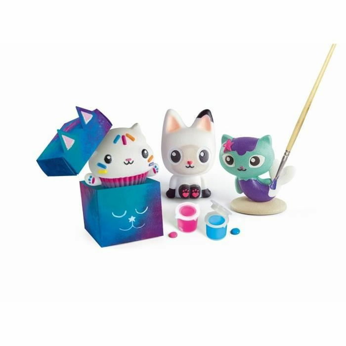 Clementoni Créations en plâtre Gabby et la Maison Magique - Coffret multi-activités