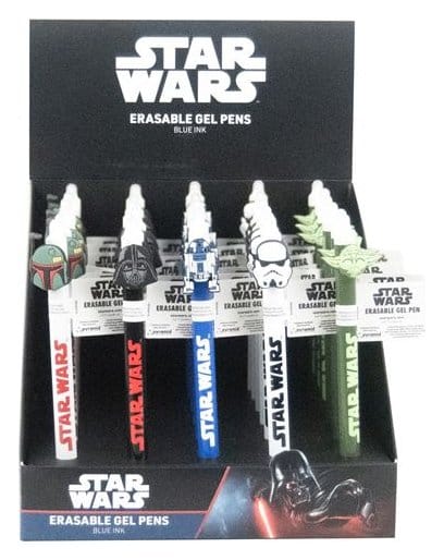 Star Wars Stylo gel effaçable Characters Présentoir (30)