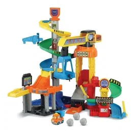 Vtech Tut Tut Bolides - Maxi chantier interactif avec grue rotative