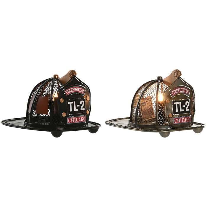 Lampe de bureau Home ESPRIT Noir Doré 220 V (2 Unités)