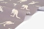 Dailylike Tissu coton kangourou motifs animaux 1,10m x 3m épaisseur 20C