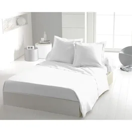 Home Linge Passion Drap plat microfibre 82 g - 180 x 290 cm - Blanc