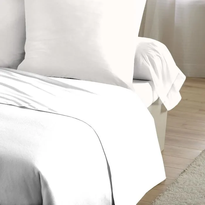 Home Linge Passion Drap plat microfibre 82 g - 180 x 290 cm - Blanc Home Linge Passion Drap plat microfibre 82 g - 180 x 290 cm - Blanc