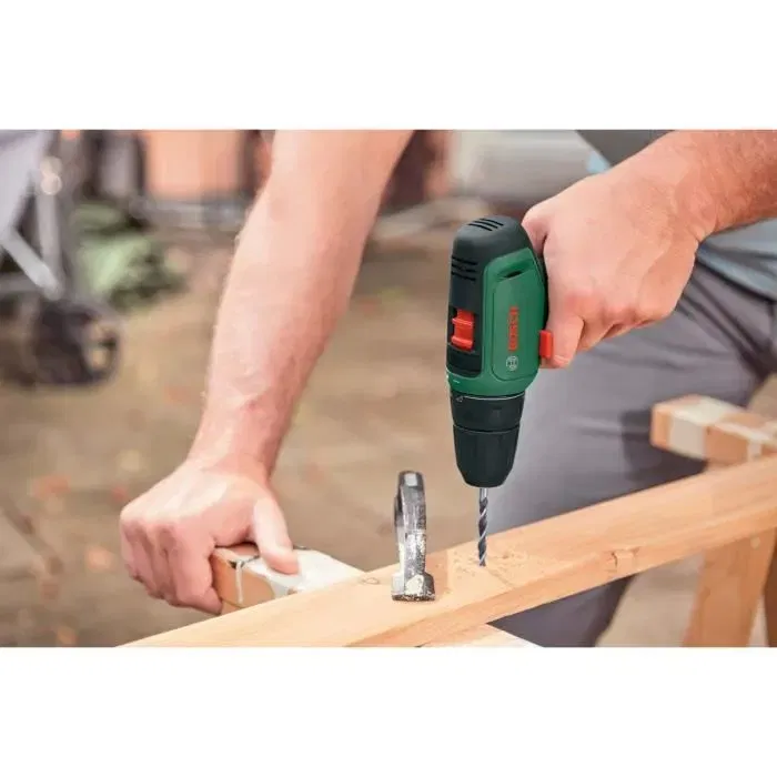 Bosch EasyDrill 1200 - Perceuse-visseuse sans fil 12V, mandrin 10mm, 2 vitesses, pour le bois