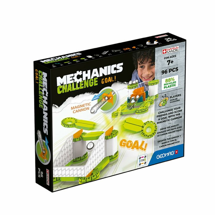 Geomag Mechanics Challenge Goal! - Coffret de construction 96 pièces