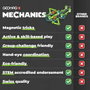 Geomag Mechanics Challenge Goal! - Coffret de construction 96 pièces