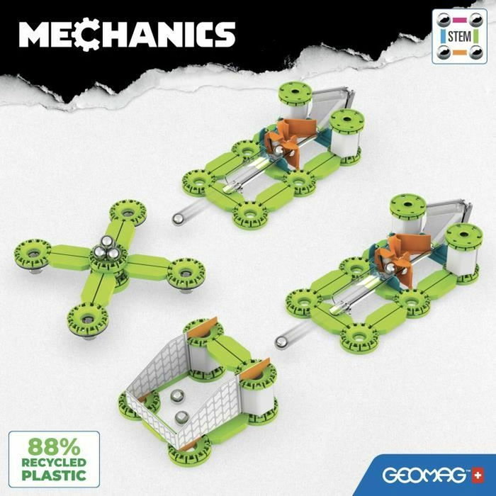 Geomag Mechanics Challenge Goal! - Coffret de construction 96 pièces