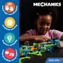 Geomag - Coffret de construction mécanique Challenge Goal! 96 pièces magnétiques - Jeu éducatif STEM interactif pour enfants 7-14 ans - En plastique recyclé