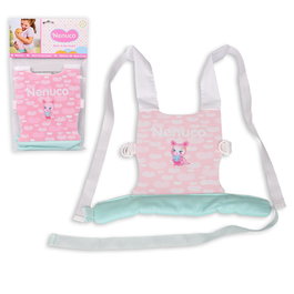 Nenuco - Porte-bébé pour poupée, jouet d'imitation en tissu doux et adaptable, pour enfants dès 2 ans