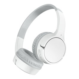 Belkin Soundform Mini Casque Bluetooth sur l'oreille pour enfants, Blanc