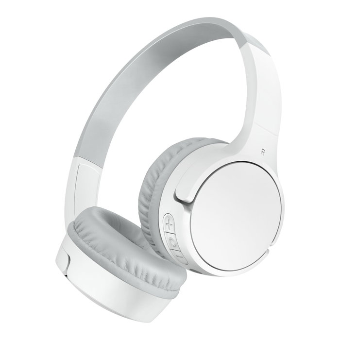 Belkin Soundform Mini Casque Bluetooth sur l'oreille pour enfants, Blanc Belkin Soundform Mini Casque Bluetooth sur l'oreille pour enfants, Blanc