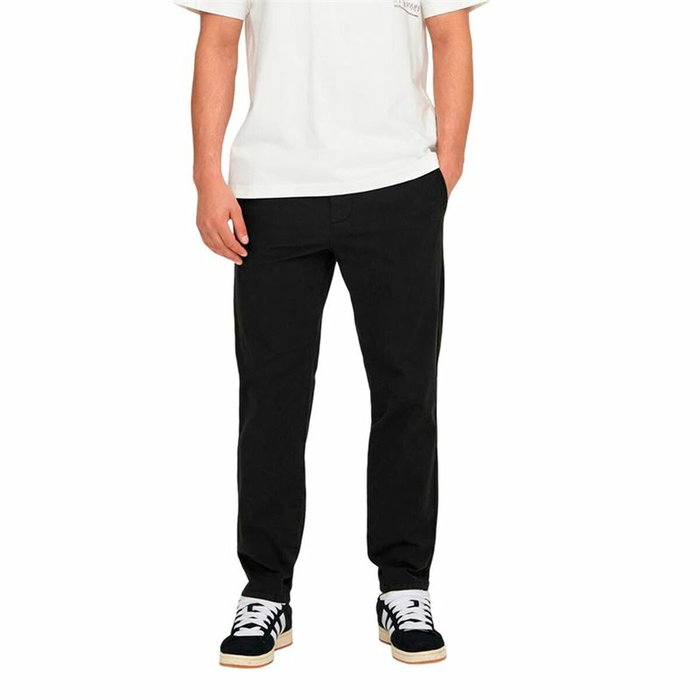 Pantalon de Survêtement pour Adultes Only & Sons Onslinus Taper 0183 Noir Homme