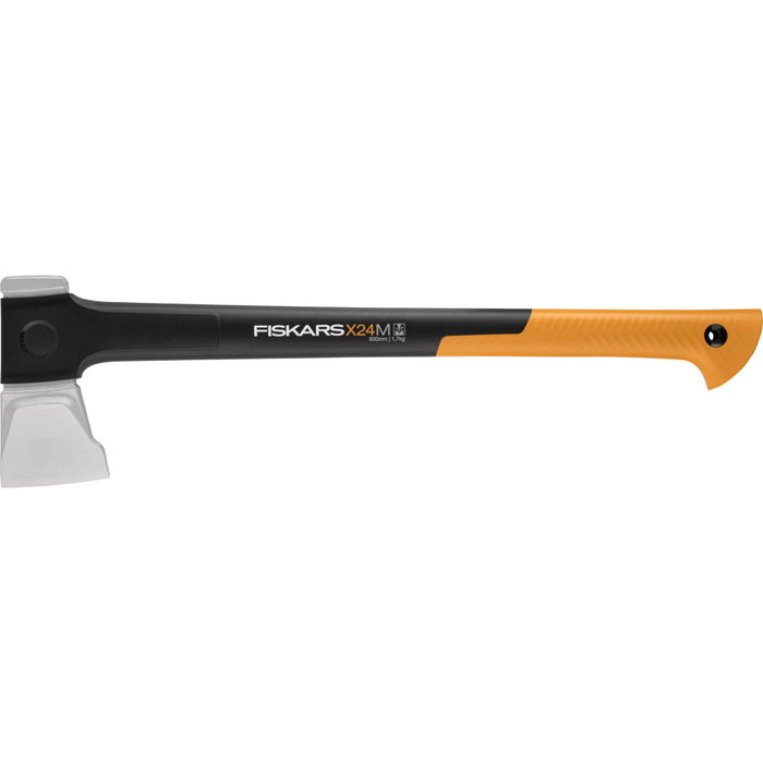 Fiskars Hache de fendage X-series X24 600mm Noir et Orange