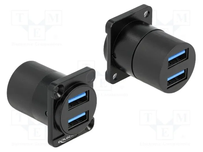 DELOCK Module USB D-Type USB 3.2 Gen 1 Double Face Noir DELOCK Module USB D-Type USB 3.2 Gen 1 Double Face Noir