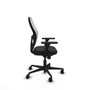 Piqueras y Crespo Chaise de Bureau Jorquera 3D036N0 Noir