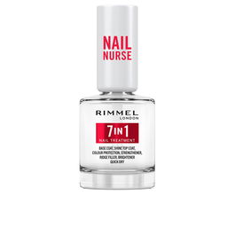 Rimmel London NAIL NURSE Traitement des Ongles 7 EN 1 Base Top Coat Fortifiant Séchage Rapide Hydratant Huile d'Avocat Calcium 12 ml