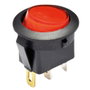GSC Evolution Lot de 5 Interrupteurs SPST ON/OFF avec voyant lumineux Noir