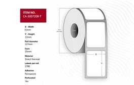 Capture 3007208-T Étiquettes thermiques directes 31 x 22 mm