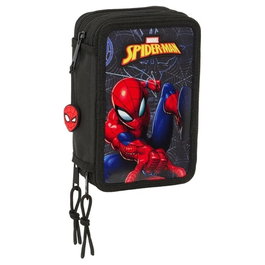 Safta Trousse Scolaire Spider-Man Attack Noir 37 Pièces