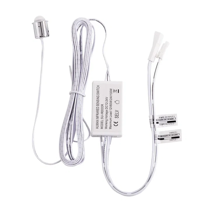 Greenice Capteur IR de Porte avec Câble 1,2M pour Tiras LED