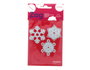 Misskuty Lot de 3 emporte-pièces fins ZAG Noël flocons de neige