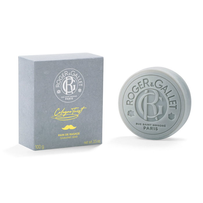 Roger & Gallet Barre de Rasage Cologne Twist 100 gr Homme - Confort & Rasage Écologique, 170 Utilisations