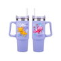 Paladone Minecraft Gobelet Isotherme avec Paille, 900 ml, Pourpre