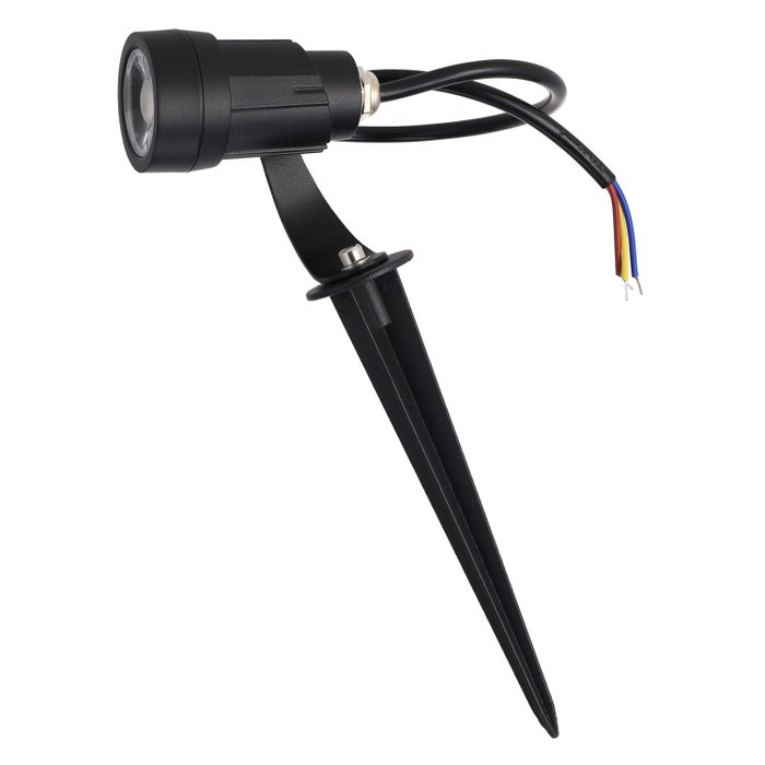 Projecteur LED de jardin sur piquet 5W 3000K Noir mat Projecteur LED de jardin sur piquet 5W 3000K Noir mat