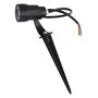 Projecteur LED de jardin sur piquet 5W 3000K Noir mat