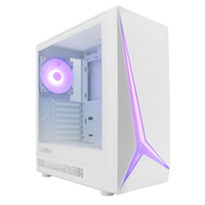 Boîtier ATX semi-tour CoolBox COO-CHA-GA450W-0 Blanc