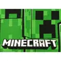 Minecraft Plaid polaire licencié à motif personnage, 100 x 140 cm, pour canapé, lit ou décoration intérieure