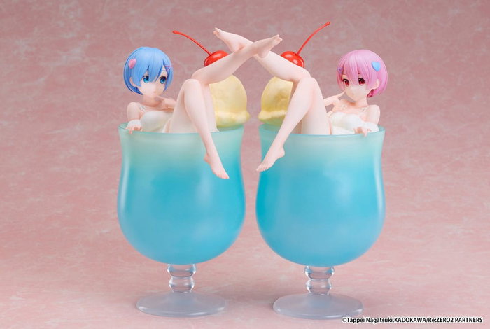 Re:Zero Starting Life in another World statuette PVC 1/7 Rem Cream Soda Ver. 21 cm