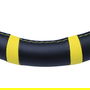 MOMO Housse De Volant Momo Fast Black-Yellow MOMLSWC0FASBY M 38-39 cm Polyuréthane Style Sportif