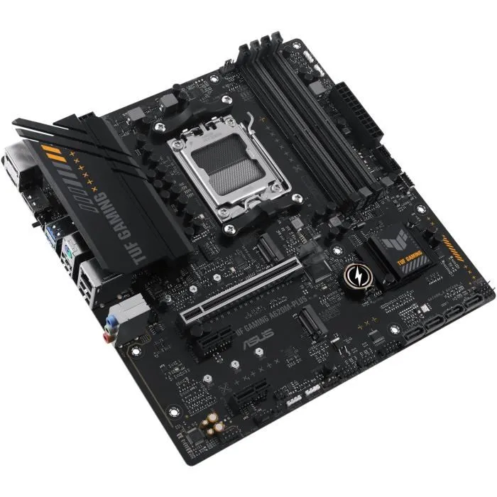 ASUS TUF GAMING A620M-PLUS Carte mère micro ATX Socket AM5 AMD A620 (Ryzen 7000) DDR5, M.2, SATA III, 2.5 GbE ASUS TUF GAMING A620M-PLUS Carte mère micro ATX Socket AM5 AMD A620 (Ryzen 7000) DDR5, M.2, SATA III, 2.5 GbE