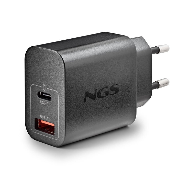 Chargeur d'ordinateur portable NGS ERA30WBLACK Noir 30 W