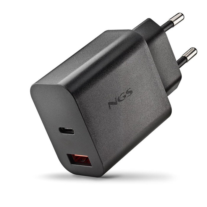 Chargeur d'ordinateur portable NGS ERA30WBLACK Noir 30 W