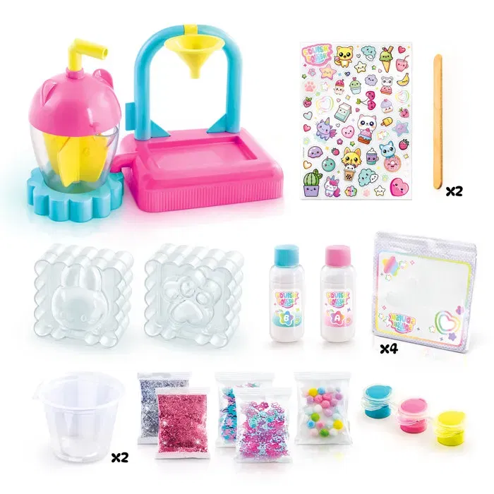 Canal Toys SQUISH SQUISH SQI 001 - Squishy Factory - Kit pour Créer et Décorer des Squishys Personnalisés - Jouet dès 6 ans