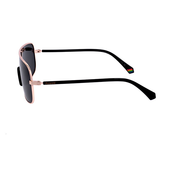 Polaroid PLD 6222/S J5G Lunettes de Soleil Masque Acier Inoxydable Polarisé Catégorie 3 UV400 140 mm