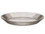 LEKNES Assiette Rayures Grises 23 cm Plastique PS (Set de 24)