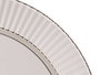 LEKNES Assiette Rayures Grises 23 cm Plastique PS (Set de 24)
