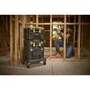 Stanley FMST1-80107 Tour à modules PRO-STACK - 5 éléments (Organiseur, tiroir profond, mallettes, chariot) - Système de rangement modulaire professionnel