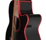 Takamine GF49 E/A FX Cutaway Guitare Électro-Acoustique Noir Cosmique Perle