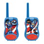 LEXIBOOK - Jeu de Walkie-Talkies Avengers Marvel Vengadores pour enfants - Portée 200m, 2 Canales, clip ceinture, alimentation par piles