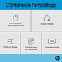 HP Souris verticale ergonomique sans fil 925 avec récepteur USB intégré et repose-poignet magnétique - Confort professionnel