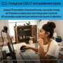 HP Souris verticale ergonomique sans fil 925 avec récepteur USB intégré et repose-poignet magnétique - Confort professionnel