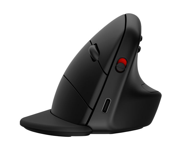 HP Souris verticale ergonomique sans fil 925 avec récepteur USB intégré et repose-poignet magnétique - Confort professionnel