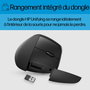 HP Souris verticale ergonomique sans fil 925 avec récepteur USB intégré et repose-poignet magnétique - Confort professionnel
