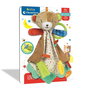Clementoni Doudou Couverture Porte-sucette Peluche Ourson Doux - Transformable - Dimensions 18x25x6 cm